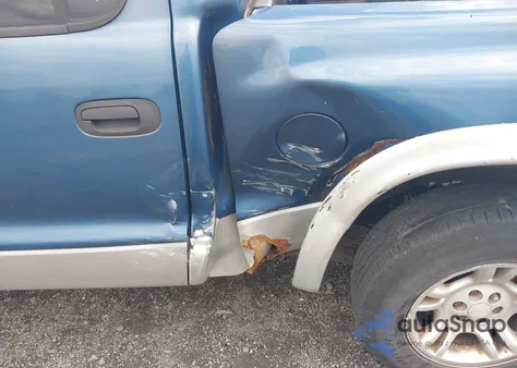 2002 Dodge Dakota Slt from USA, damaged, VIN 1B7HL48XX2S668382